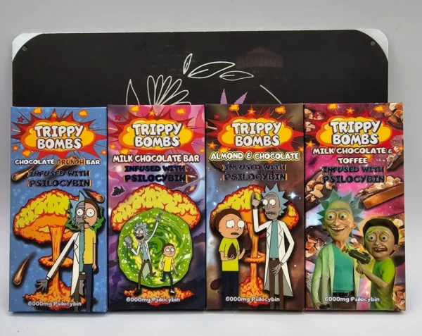 Trippy bomb mushroom chocolate Bars online ( 6000mg)